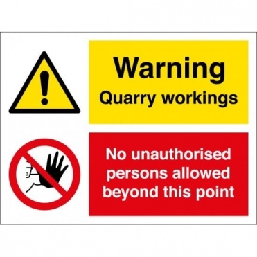 Size: 600mm x 450mm Prohibition Safety Signs Page 6 of 7