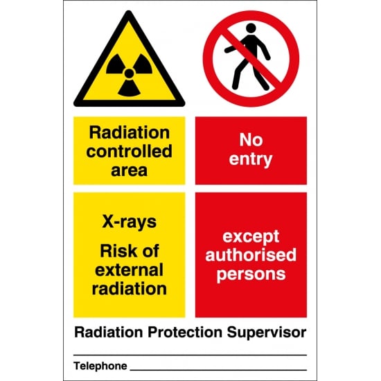 Radiation Area No Entry Signs - from Key Signs UK